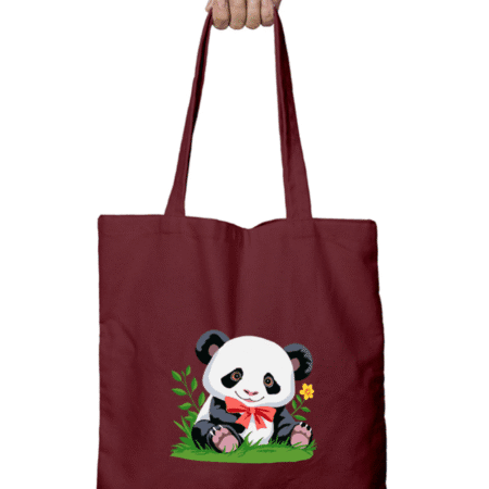 Cute Panda - Zipper Tote bag