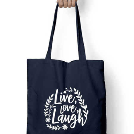 Live, Love, Laugh - Zipper Tote bag