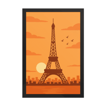 Eiffel Tower, Paris - Framed poster