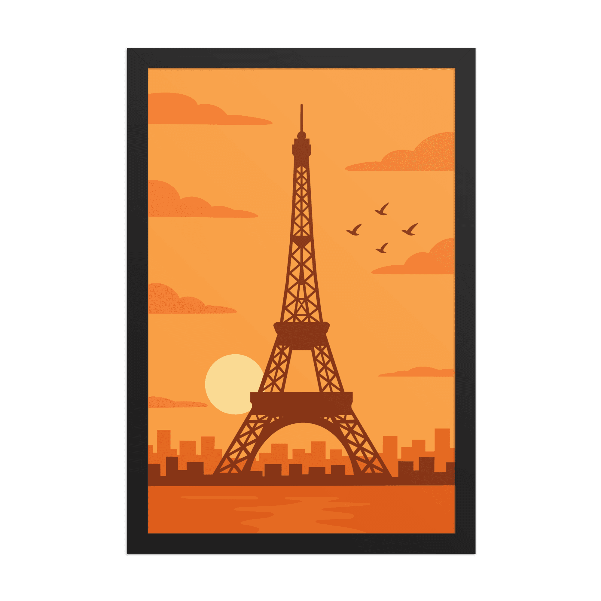 Eiffel Tower, Paris - Framed poster