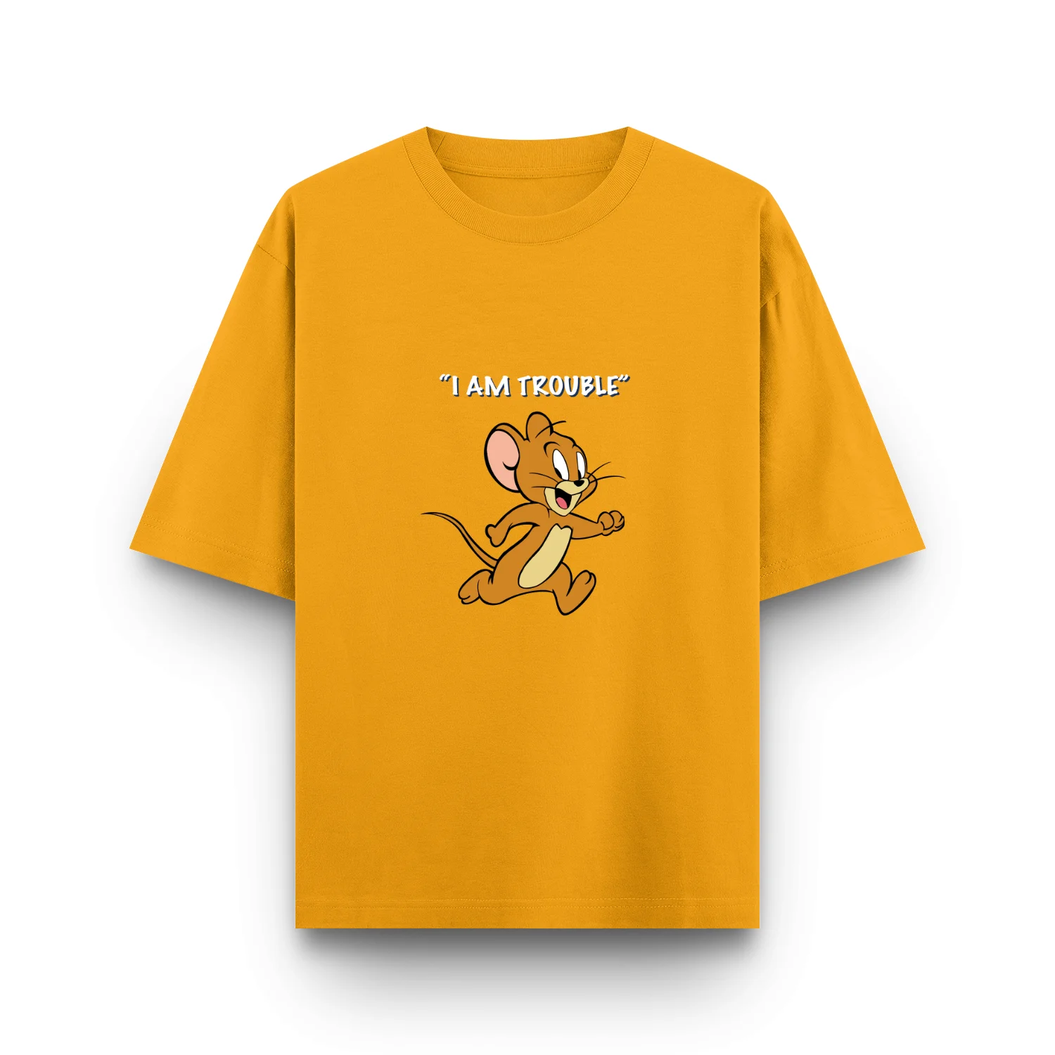 Chase duo – “I am Trouble” Unisex Oversized T-Shirt - Image 6