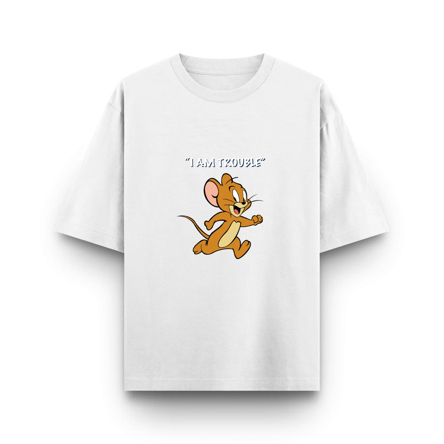 Chase duo – “I am Trouble” Unisex Oversized T-Shirt