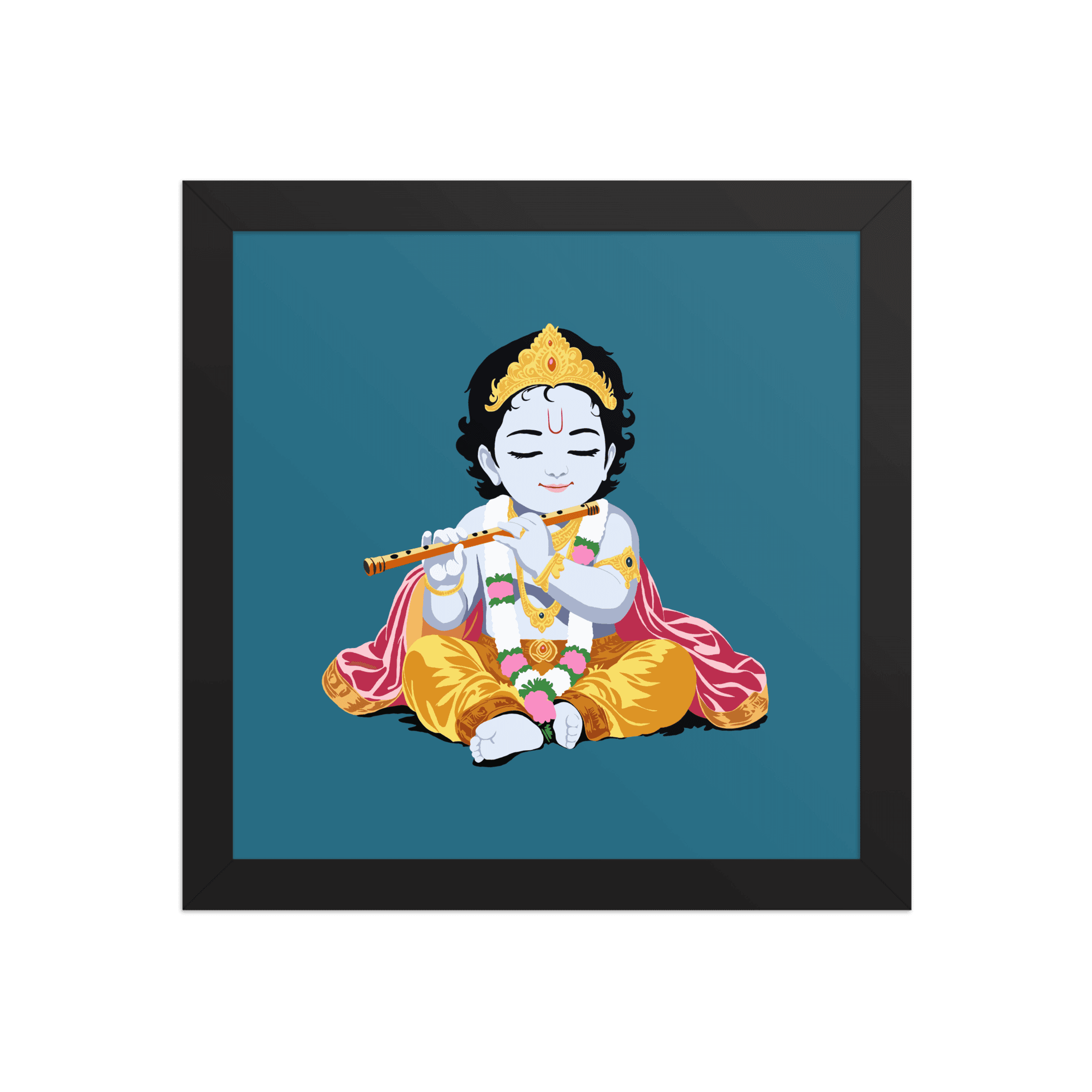 Baby Krishna - Framed poster - Image 3