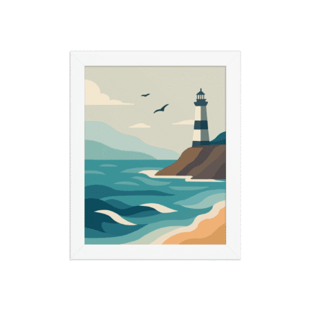 Lighthouse – Framed Poster