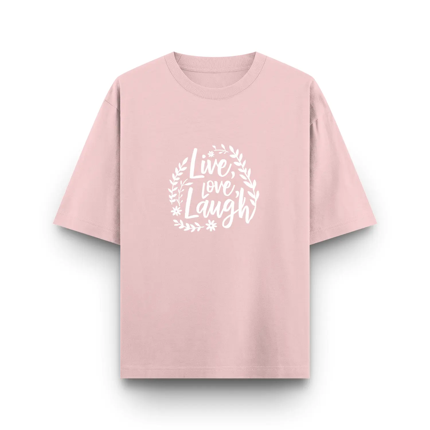 Live Love Laugh Unisex Oversized T Shirt - 100% Cotton comfort - Image 8