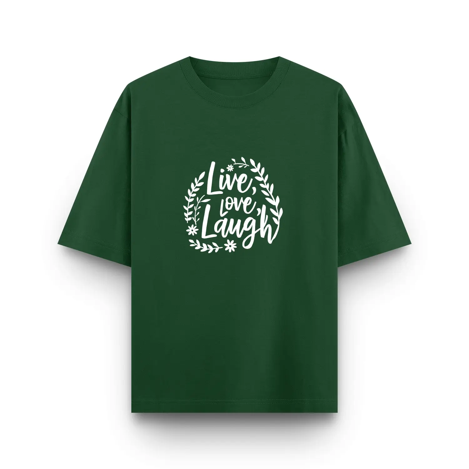 Live Love Laugh Unisex Oversized T Shirt - 100% Cotton comfort - Image 5