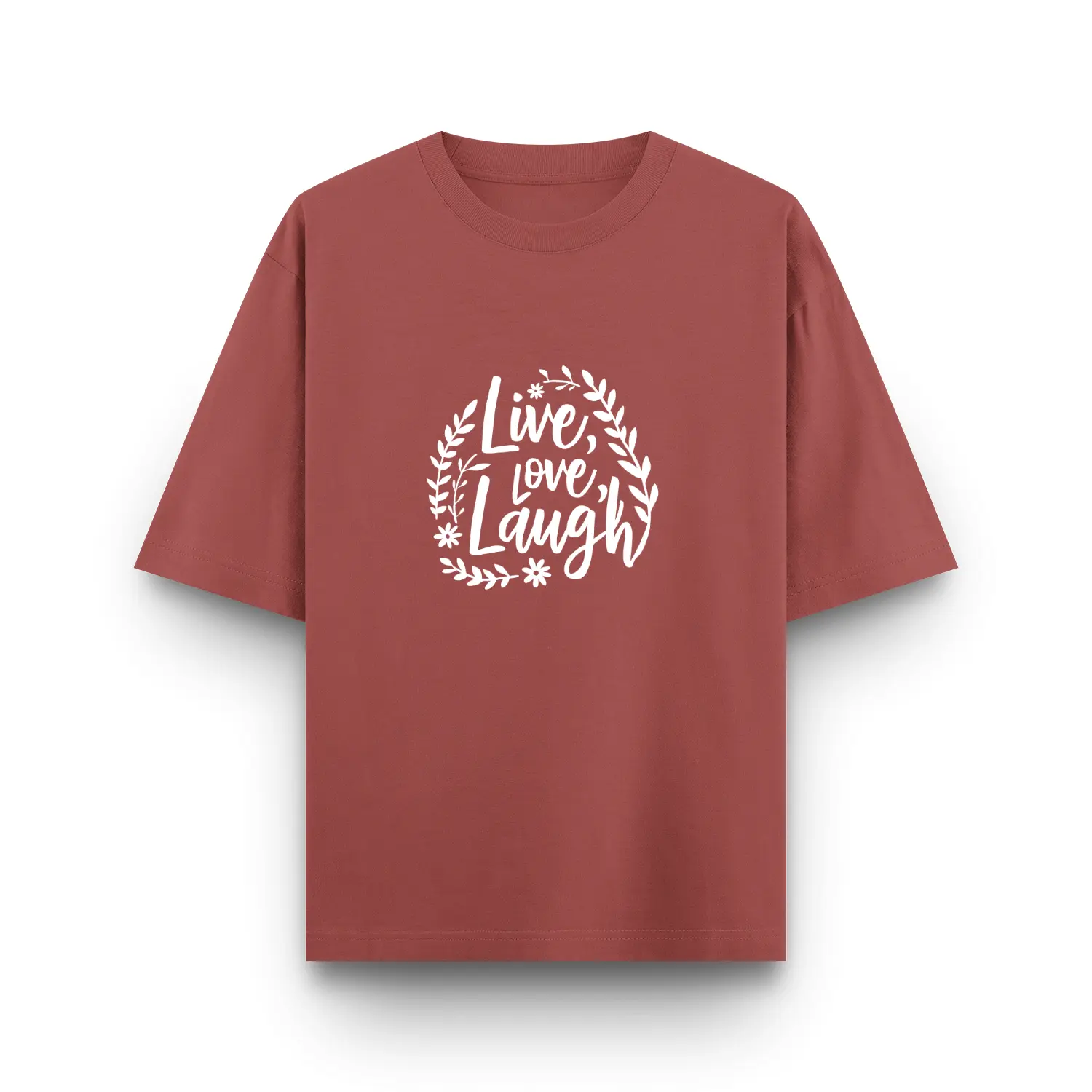Live Love Laugh Unisex Oversized T Shirt - 100% Cotton comfort - Image 9