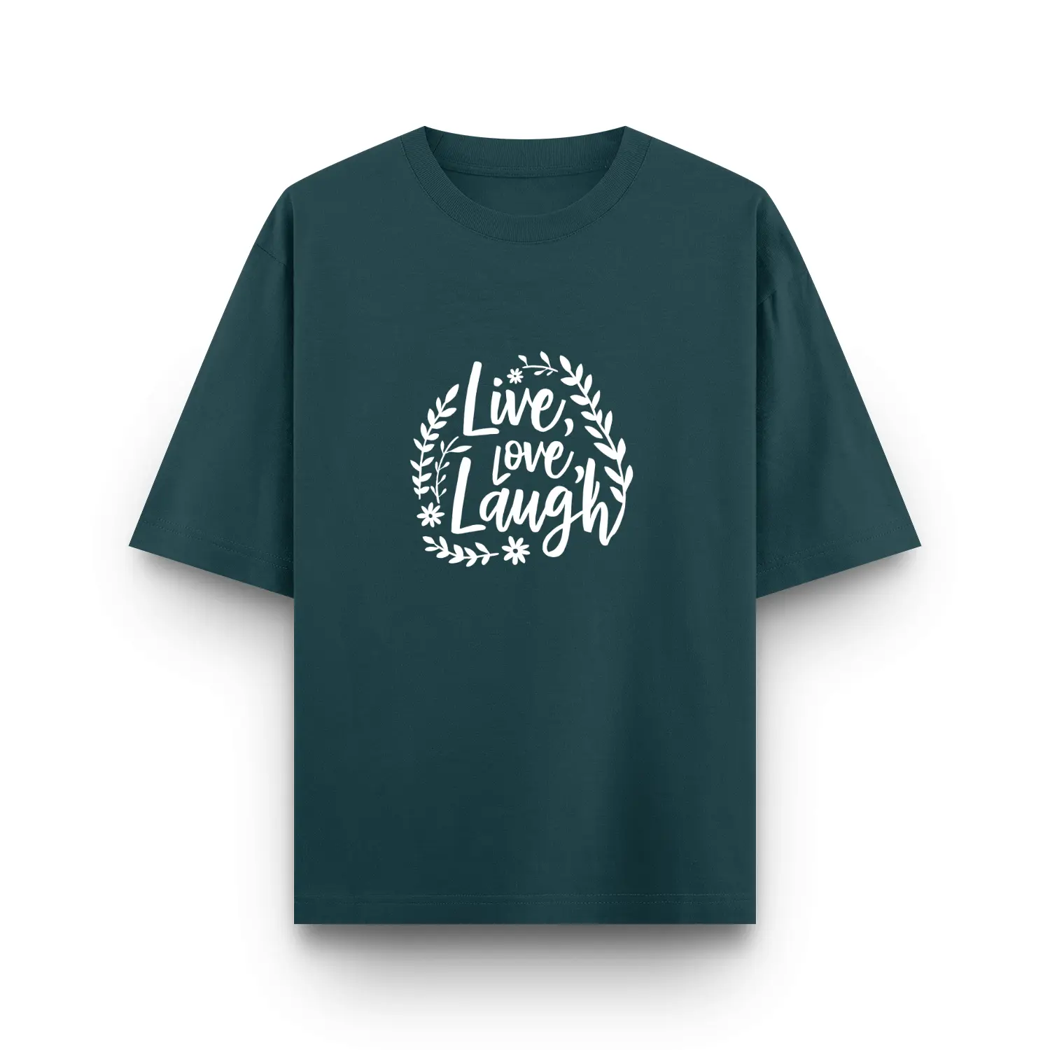 Live Love Laugh Unisex Oversized T Shirt - 100% Cotton comfort - Image 7