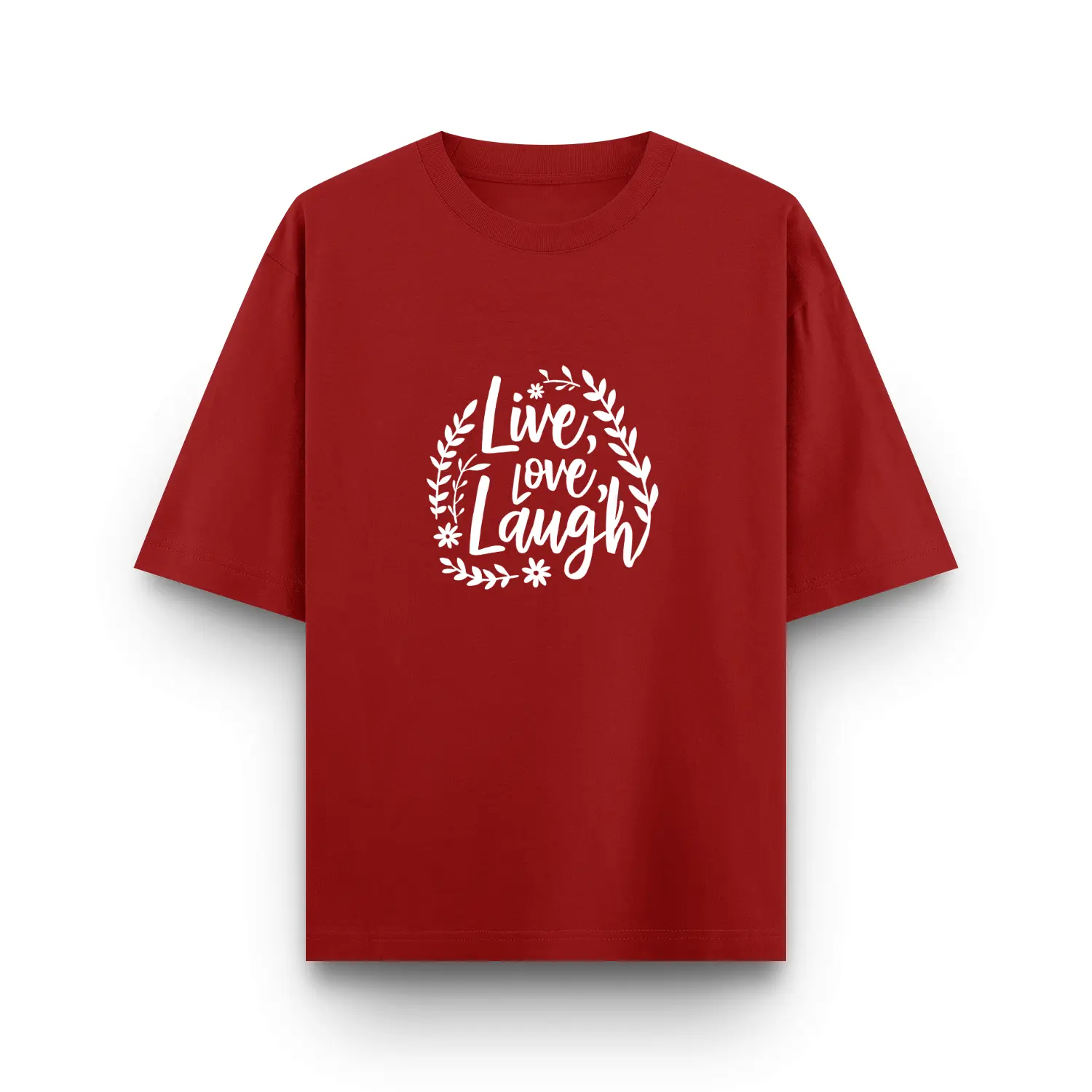 Live Love Laugh Unisex Oversized T Shirt - 100% Cotton comfort - Image 6