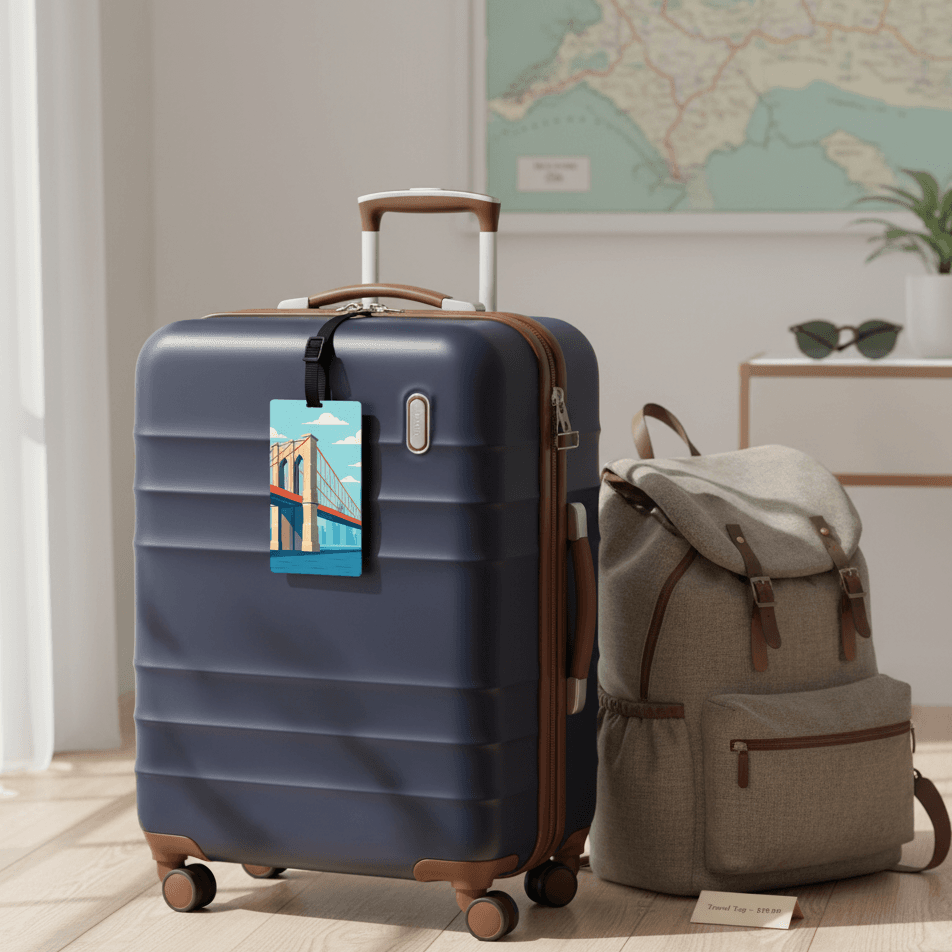 Brooklyn bridge Luggage Tag - Image 3