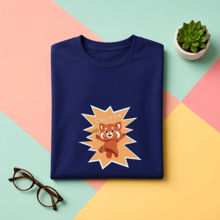 Chaotic fox unisex tshirt royal blue coloured