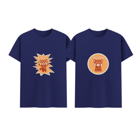 Calm & Chaotic Fox – Matching T-Shirts