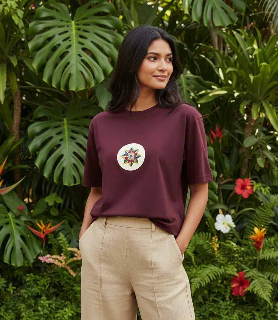 Celestial Star Unisex Oversized T Shirt - 100% cotton comfort - Image 2