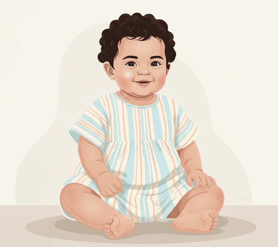 Best cotton baby rompers for Indian summer in lightweight onesie style with no leg coverage