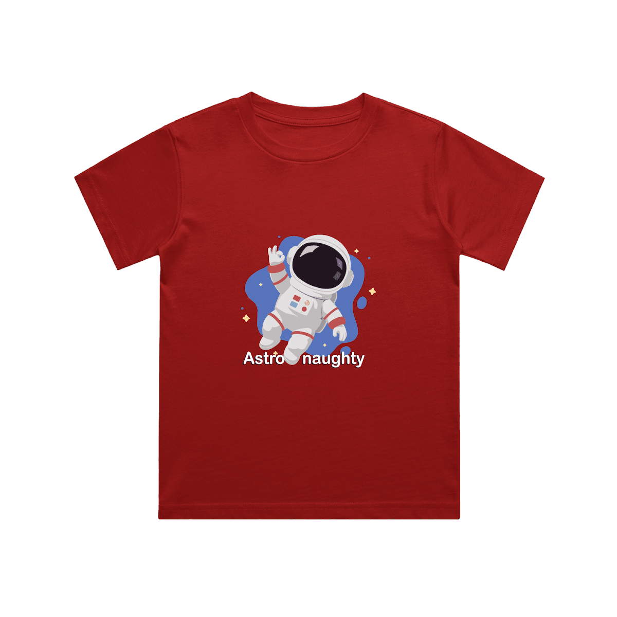 Astro Naughty Kids T-Shirt - Soft cotton Unisex Tee - Image 6