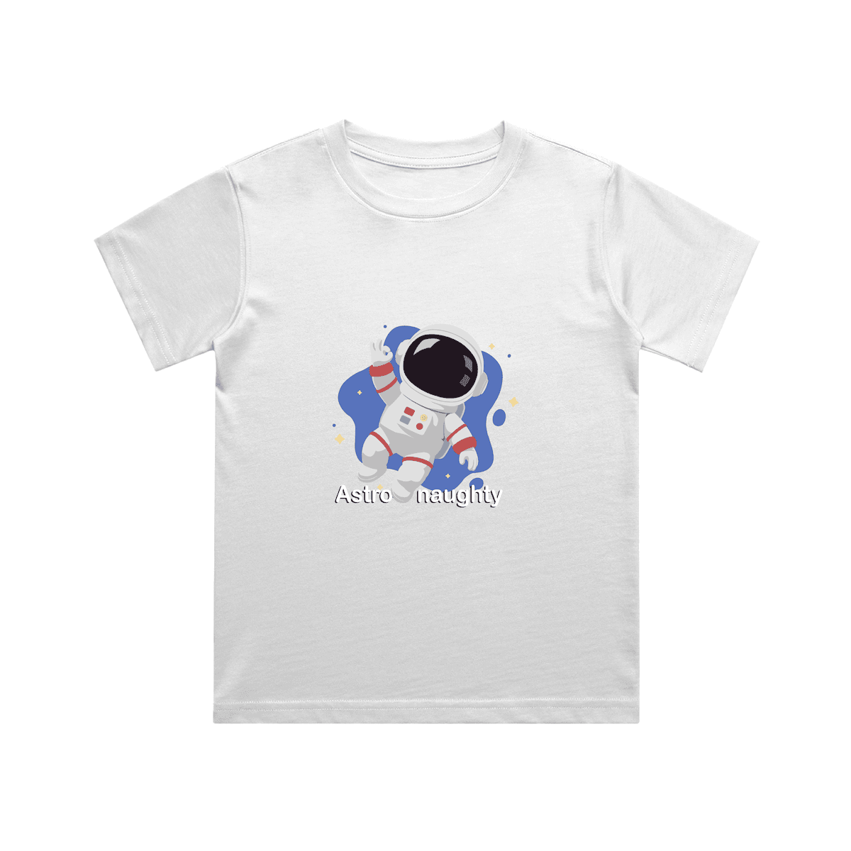 Astro Naughty Kids T-Shirt - Soft cotton Unisex Tee - Image 4