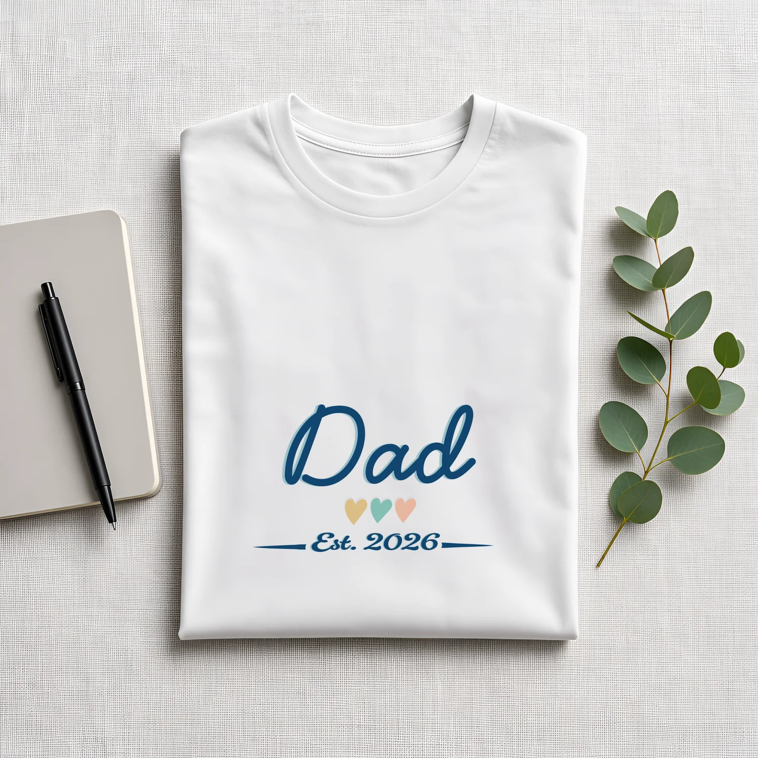 Dad Est. 2026 Classic T-Shirt - Matching Dad & Baby Outfit