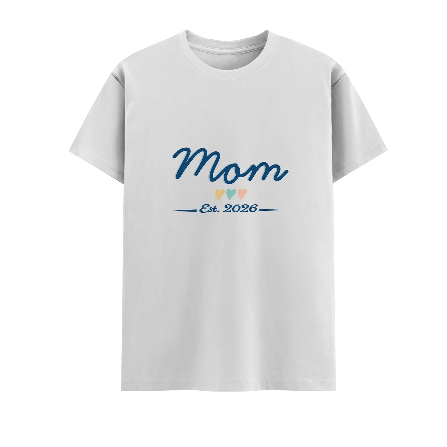 Mom Est. 2026 Classic Tshirt - Matching Mom & Baby Outfit - Image 2